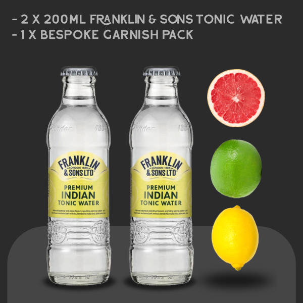 Tonic water and garnish Pack