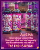 RAINBOW MECH-APOCALYPSE Floral Springtime Gin & Tote Bag