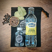 Gin Mini, Tonic, Garnish with Drawstring Bag
