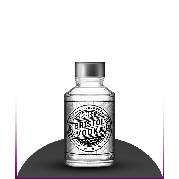 Bristol Vodka Miniature by Bristol Dry Gin psychopomp woden 77